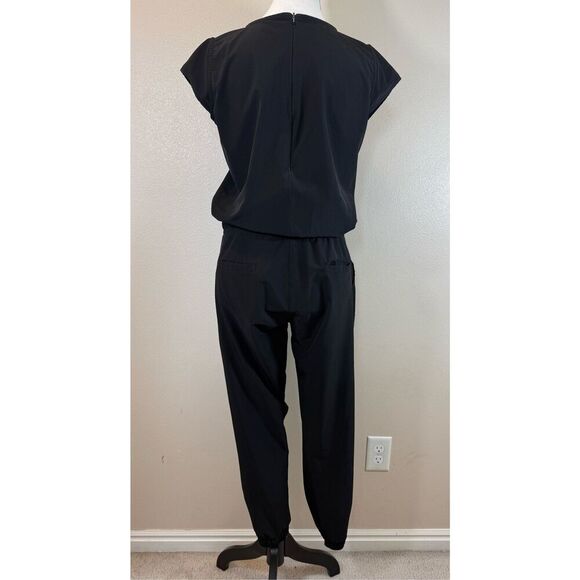 NWOT Albion Cap Sleeve Black Jumpsuit Romper Women's Small - Picture 6 of 16